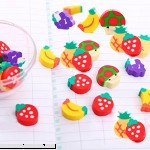 Pack of 100 Pencil Erasers Assorted Food Erasers for Birthday Party Supplies Favors School Classroom Rewards and Novelty Toys Pencil Erasers for Kids  B07NQ7M8Y5